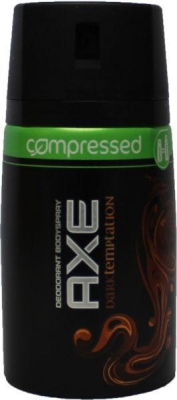 Foto van Axe deodorant body spray compressed dark temptation 100ml via drogist