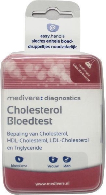 Foto van Medivere cholesterol bloedtest 1st via drogist
