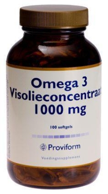 Foto van Proviform omega 3 visolie concentraat 1000mg 100sft via drogist