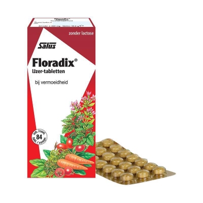 Foto van Salus floradix ijzer 84tab via drogist