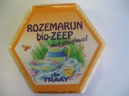 Foto van Traay zeep rozemarijn stuifmeel bio 100g via drogist