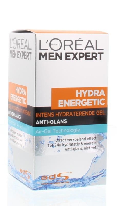 Foto van L'oréal paris men expert hydra energetic intens hydraterende gezichtsgel 50ml via drogist