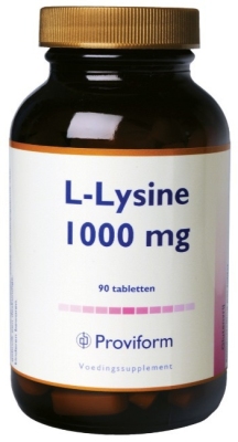 Foto van Proviform l-lysine 1000 mg & b6 90tb via drogist