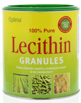 Foto van Optima lecithine granulaat 100% 250g via drogist