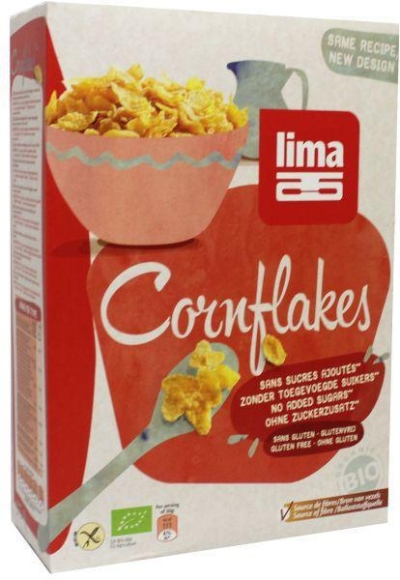 Foto van Lima cornflakes 375g via drogist
