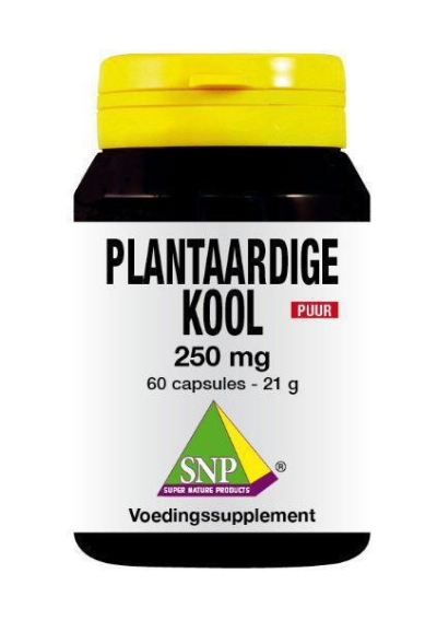 Foto van Snp plantaardige kool 250 mg puur 60ca via drogist