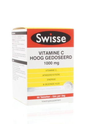 Foto van Swisse vitamine c hoog gedoseerd 60st via drogist