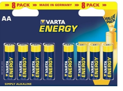 Foto van Varta hoge energy aa batterijen 8 st via drogist