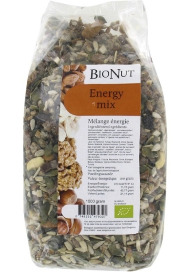 Foto van Bionut energy mix met superfoods 1000g via drogist