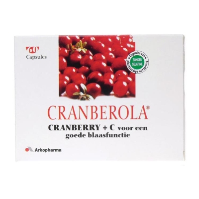 Foto van Arkopharma cranberry & vitamine c 60cap via drogist