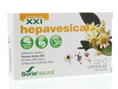 Foto van Soria natural hepavesical xxl 2-c 30ca via drogist