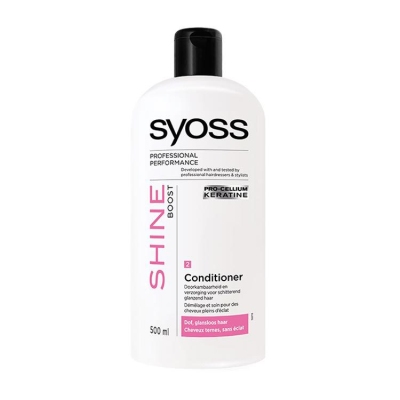 Foto van Syoss conditioner shine boost 500ml via drogist