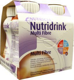 Nutridrink multi fibre chocolade 4x200  drogist