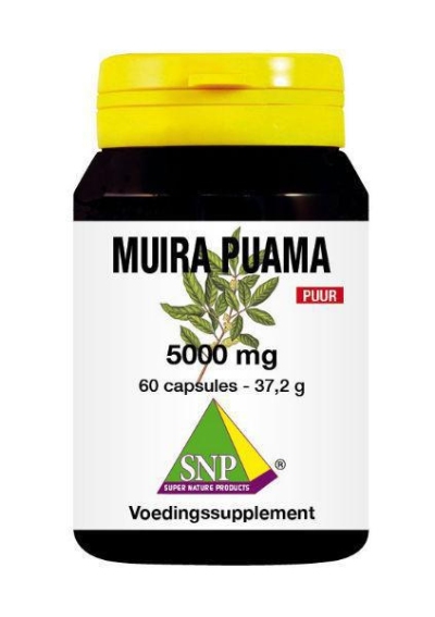 Foto van Snp muira pauma 5000 mg puur 60ca via drogist