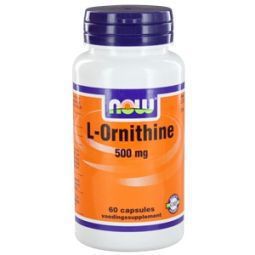 Now l-ornithine 500mg 60cap  drogist