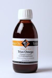 Foto van Groene os trias omega hond/kat 200ml via drogist