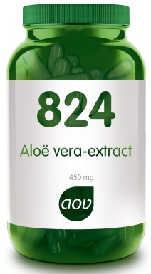 Foto van Aov 824 aloe vera extract 450mg 60vcap via drogist