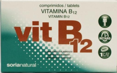 Foto van Soria natural vitamine b12 retard 2.5 mcg 48tb via drogist