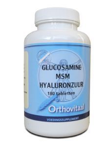 Orthovitaal glucosamine msm hyaluronzuur 180tab  drogist