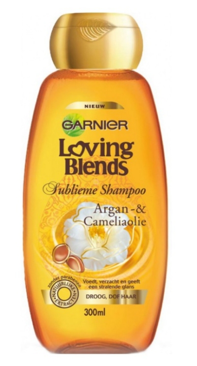 Foto van Garnier loving blends shampoo argan & cameliaolie 300ml via drogist