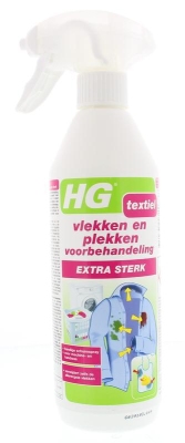 Foto van Hg vlekken & plekken voorbehandelingspray extra sterk 500ml via drogist